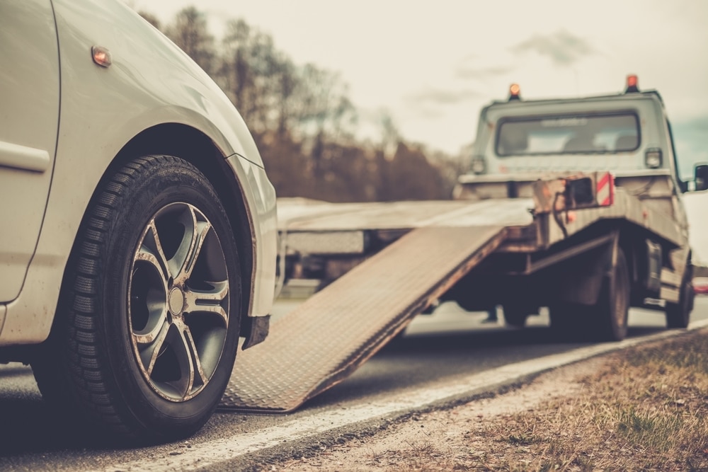 Tank leer gefahren Auto