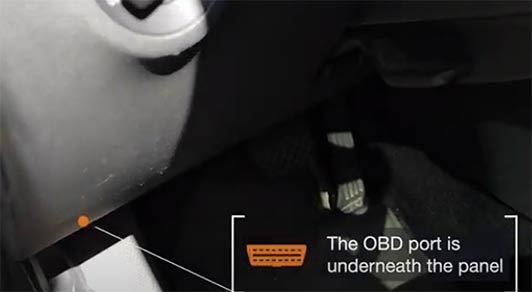 Where is the OBD2 port in my Skoda Yeti (2009-2017)