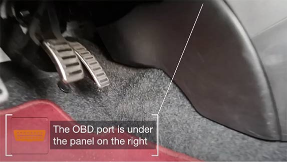 Wo ist der OBD2-Port in meinem Suzuki Swift