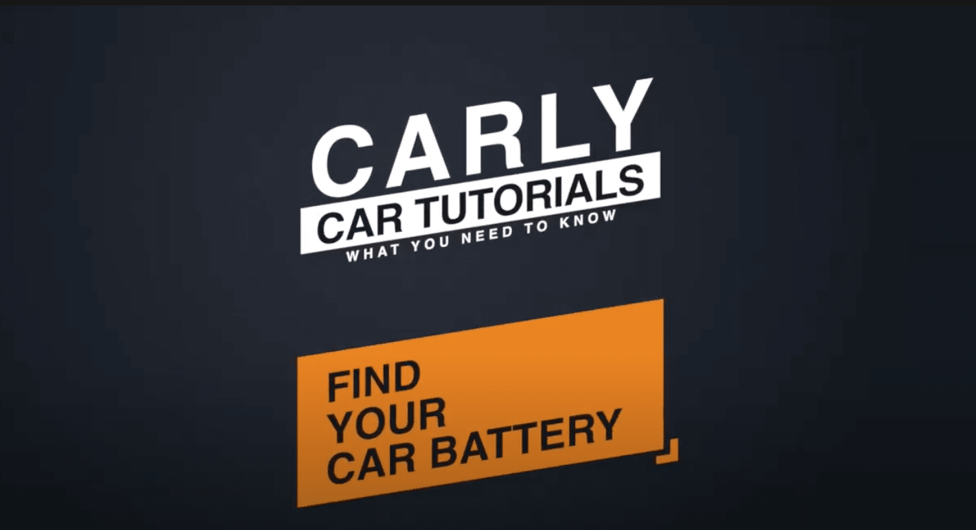 Car Battery Part 1: Find Your Car Battery