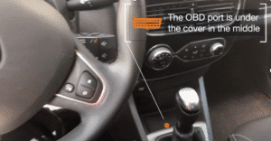 Where is the OBD2 port in my Renault Clio 4