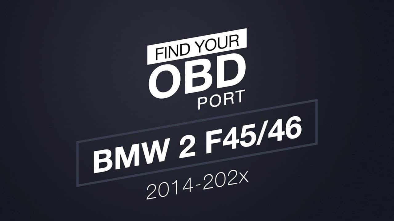 OBD2 port in BMW 2