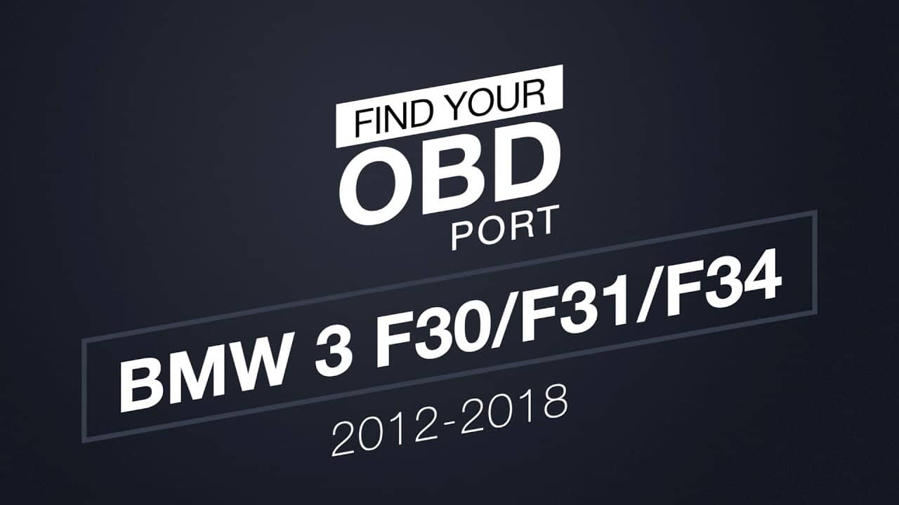 OBD2 port in BMW 3