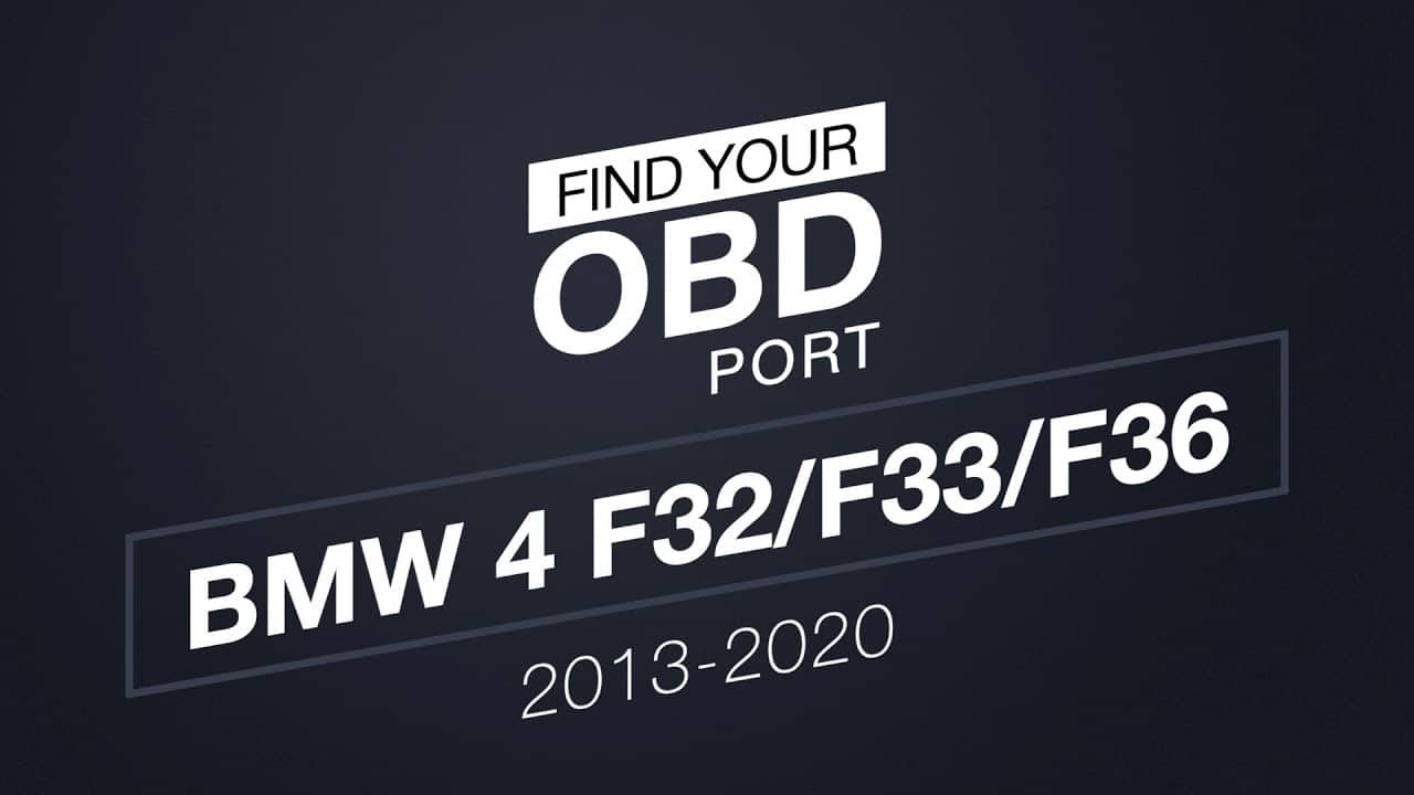 OBD2 port BMW 4