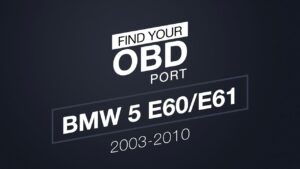 OBD2 port BMW 5