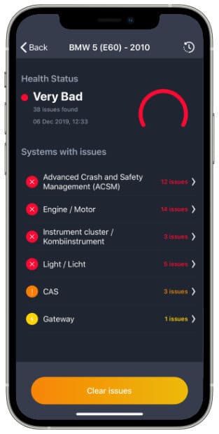 Carly - OBD Comparison