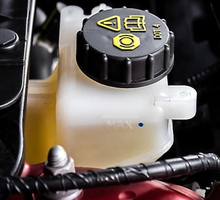 Brake fluid in brake system