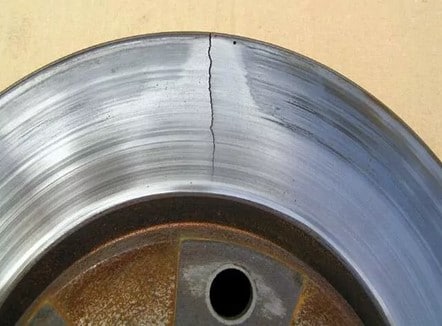 Cracks in brake system