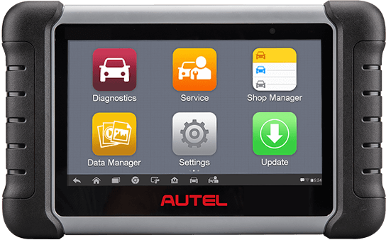 Image of Autel MaxiCOM MK808 - a high-end diagnostic tool for Porsche vehicles