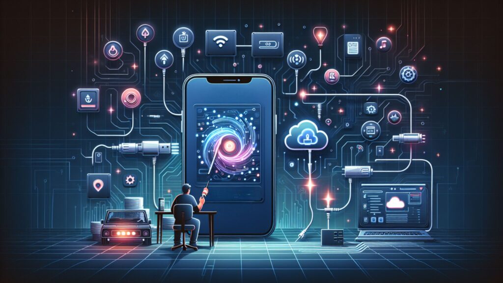 Illustration of troubleshooting connectivity issues with DPF regeneration app